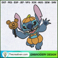 Stitch Funny Pumpkin Embroid Embroidery Design