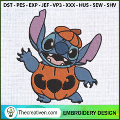 Stitch Wear Pumpkin Embroide Embroidery Design