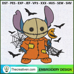 Stitch Sam Trick Or Treat Embroidery Desig Embroidery  Design 119632