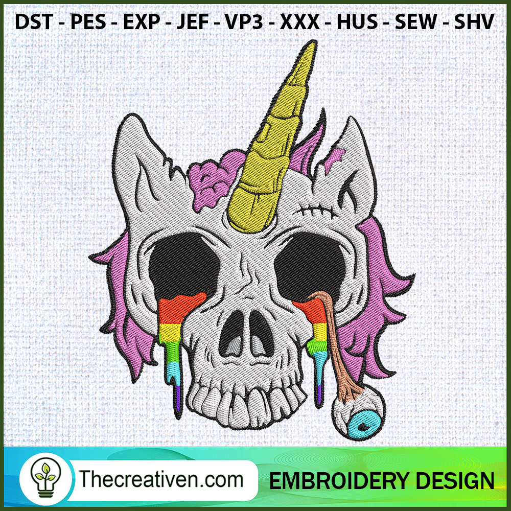 Unicorn Zombie Embroidery Designs Embroidery Design – Digital Download 1 Unicorn Zombie Embroidery Designs Embroidery Design – Digital Download