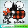 Hello, Autumn SVG, Disney Fall SVG, Pumpkin Fall SVG