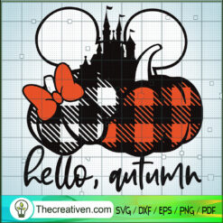 Hello, Autumn SVG, Disney Fall SVG, Pumpkin Fall SVG