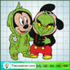 Mickey With Stitch SVG, Mickey Christmas SVG, Stitch Costume SVG