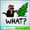 Cat What Christmas SVG, Black Cat SVG, Merry Xmas SVG 2 12 copy 4