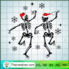 Christmas Skeleton Dancing SVG Cut File for Cricut & Silhouette