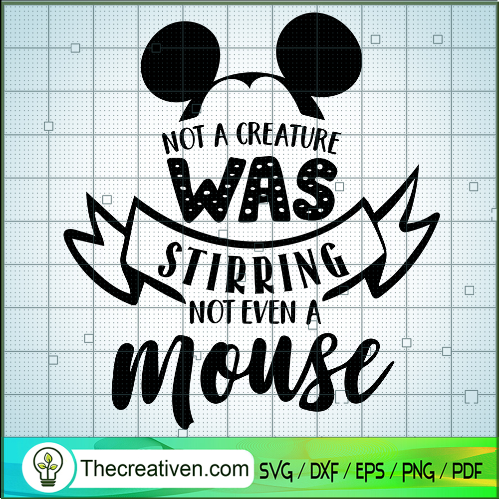 Not A Creature Was Stirring Not Even A SVG Cut File fo Design 119953 1 Not A Creature Was Stirring Not Even A SVG Cut File fo Design 119953