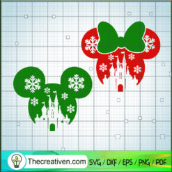 Disney Mouse Christmas SVG Cut File for Cricut & Silhouette