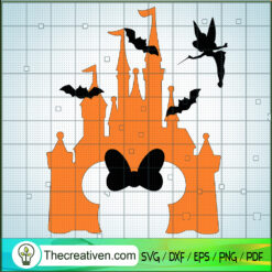 Disney Castle Halloween SVG Cut File for Cricut & Silhouette