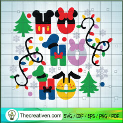 Ho Ho Ho SVG, Disney Christmas SVG, Christmas Vacation SVG