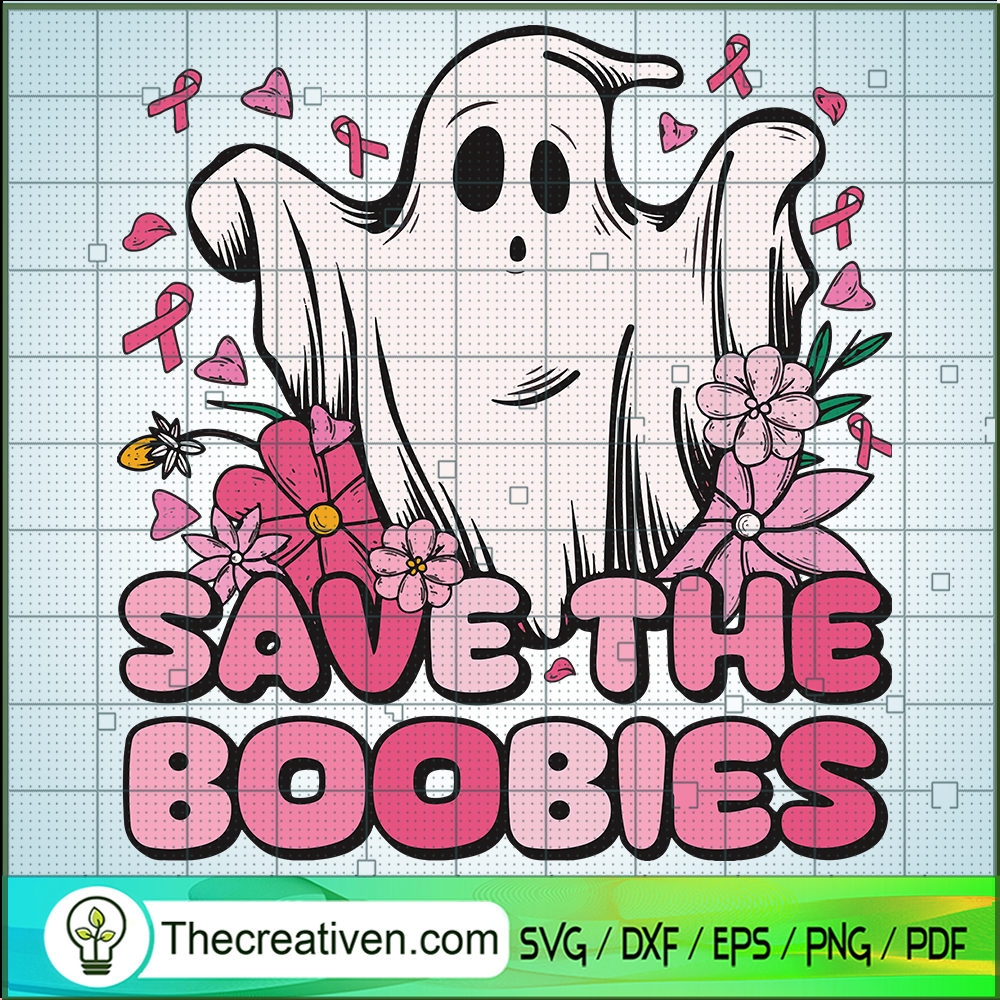 Save The Boobies SVG Cut File for Cricut & Silhouette 1 Save The Boobies SVG Cut File for Cricut & Silhouette