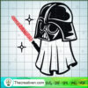 Darth Vader Ghost SVG, Funny Star Wars Halloween SVG, Darth Vader SVG