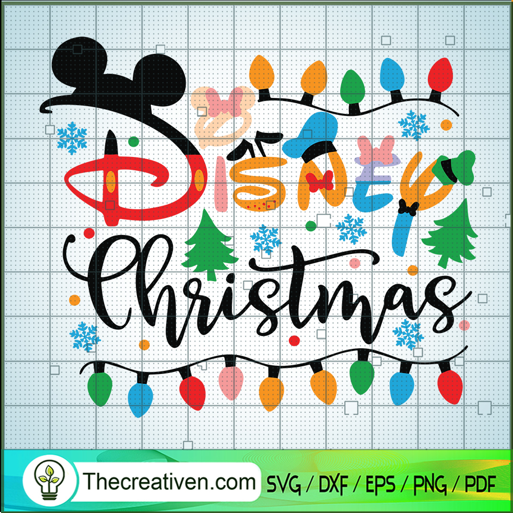 Disney Christmas SVG, Christmas Light SVG, Merry Xmas SVG 1 Disney Christmas SVG, Christmas Light SVG, Merry Xmas SVG