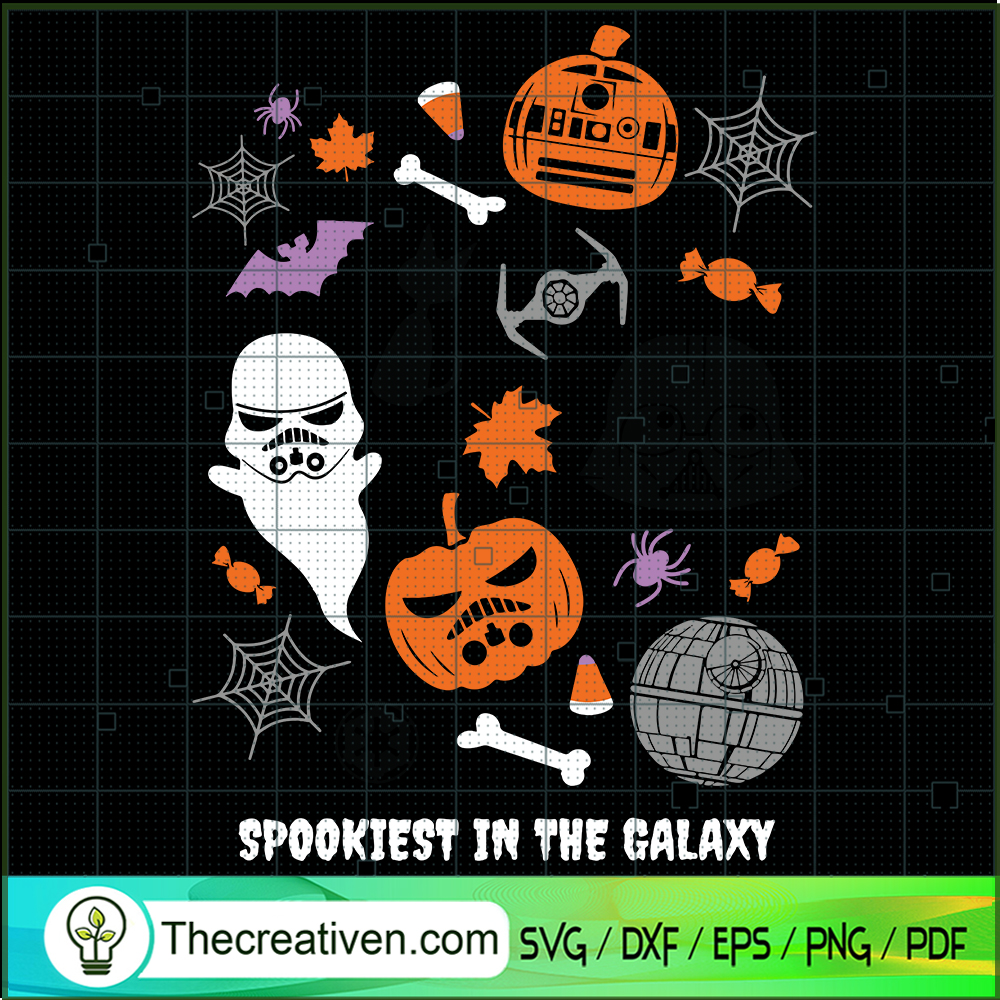 Spookiest In The Galaxy SVG, Star Wars Ghost SVG, Spooky Halloween SVG 1 Spookiest In The Galaxy SVG, Star Wars Ghost SVG, Spooky Halloween SVG
