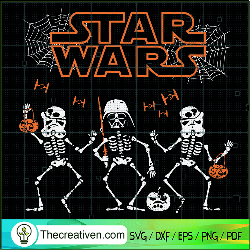 Star Wars Skeleton Dancing SVG Cut File for Cricut & Silhouette 1 Star Wars Skeleton Dancing SVG Cut File for Cricut & Silhouette