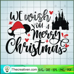 We Wish You a Merry Christmas SVG Cut File for Cricut  Design 120812