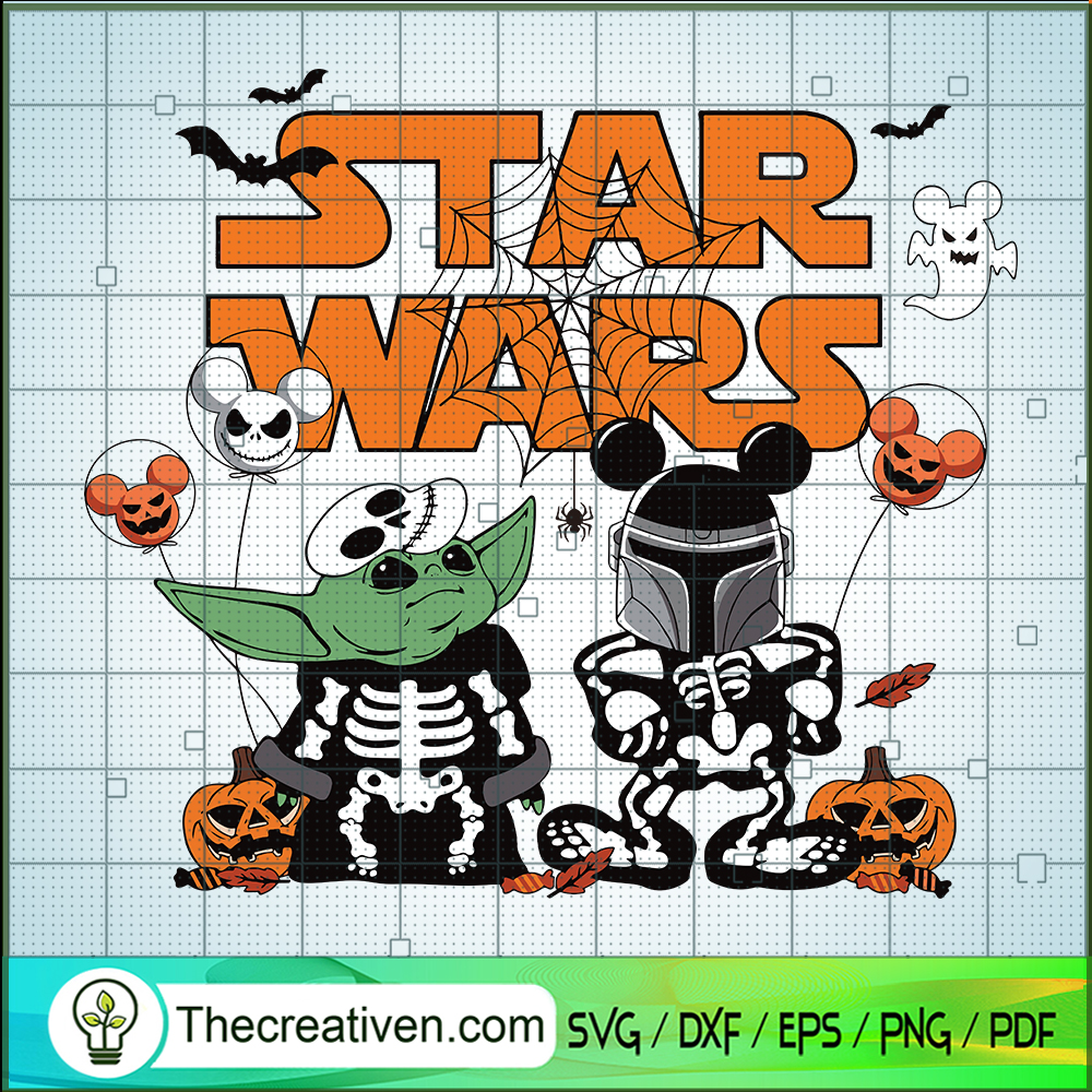 Star Wars Halloween SVG Cut File for Cricut & Silhouette 1 Star Wars Halloween SVG Cut File for Cricut & Silhouette