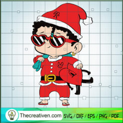 Bad Bunny Christmas SVG, Santa Bad Bunny SVG, Funny Christmas SVG