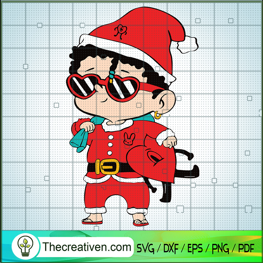 Bad Bunny Christmas SVG, Santa Bad Bunny SVG, Funny Christmas SVG 1 Bad Bunny Christmas SVG, Santa Bad Bunny SVG, Funny Christmas SVG