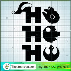 Ho Ho Ho Star Wars Christmas SVG Cut File for Cricut & Silhouette