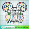 My Favorite Coloris Christma SVG Cut File for Cricut