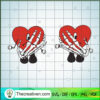Skeleton Hand With Bad Heart SVG Cut File for Cricut & Silhouette