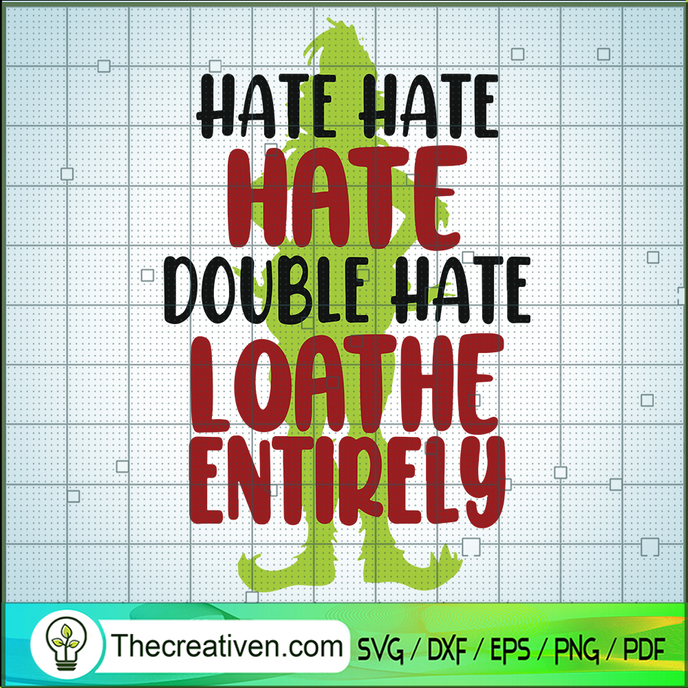 Hate Hate Hate Double Hate Loathe Enti SVG Cut File fo Design 120871 1 Hate Hate Hate Double Hate Loathe Enti SVG Cut File fo Design 120871