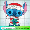 Stitch Christmas SVG, Funny Christmas SVG, Ohana Stitch SVG