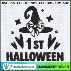 1St Halloween Embroidery Des Embroidery Design