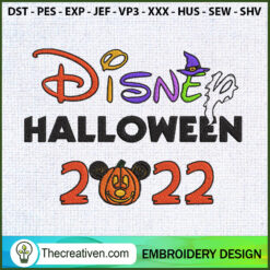 Disney Happy Halloween 2022  Embroidery Design