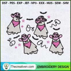 Ghost Cowboy Embroidery Designs Embroidery Design – Digital Download