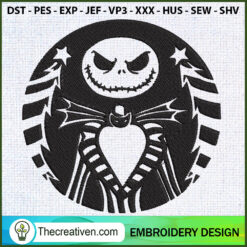 Jack Skellington Emblem Embr Embroidery Design
