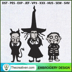 Lock Shock And Barrel Nightm Embroidery Design