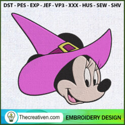 Mickey Mouse Hat Witch Embro Embroidery Design
