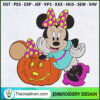 Minnie Mouse And Pumpkin Emb Embroidery Design