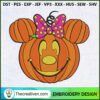 Minnie Mouse Head Pumpkin Em Embroidery Design