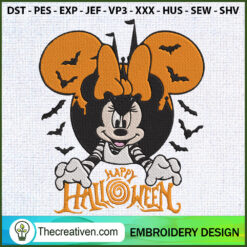 Mouse Halloween Embroidery D Embroidery Design