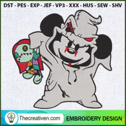 Oogie Boogie Mickey Mouse Em Embroidery Design