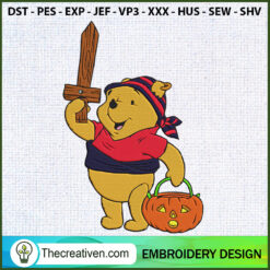 Pooh Halloween Embroidery Designs Embroidery Design – Digital Download