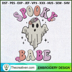 Spooky Babe Embroidery Designs Embroidery Design – Digital Download