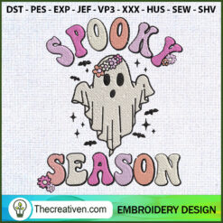 Spooky Season Embroidery Designs Embroidery Design – Digital Download