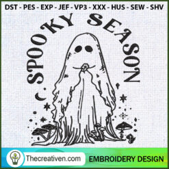 Spooky Season Ghost Embroide Embroidery Design