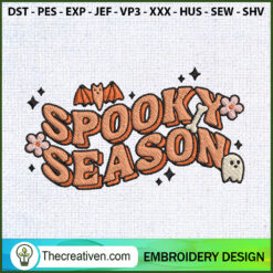 Spooky Season Halloween Embr Embroidery Design