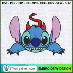 Stitch Halloween Embroidery  Embroidery Design