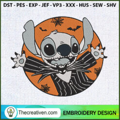 Stitch Jack Skellington Embroidery Designs Embroidery  Design 121247