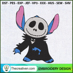 Stitch Skellington Embroider Embroidery Design