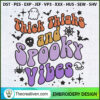 Thick Thighs Spooky Vibes Em Embroidery Design