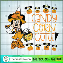 Candy Corn Cutie SVG Cut File for Cricut & Silhouette