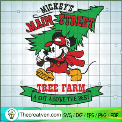 Mickey's Main Street Tree Fa SVG Cut File for Cricut