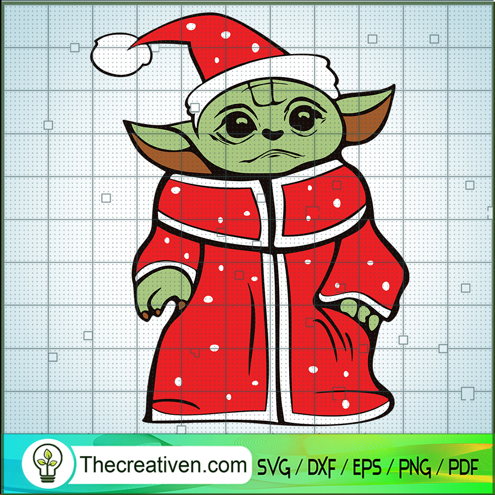 Baby Yoda Christmas SVG, Yoda Santa SVG, Chirstmas SVG 1 Baby Yoda Christmas SVG, Yoda Santa SVG, Chirstmas SVG