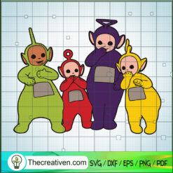 Tinky Winky SVG, Funny Teletubbies SVG, Funny Cartoon SVG